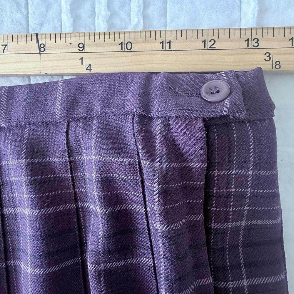 VTG Pendleton 100% Wool Skirt Tartan Plaid Long Heritage Quiet Luxury Career - Picture 3 of 5